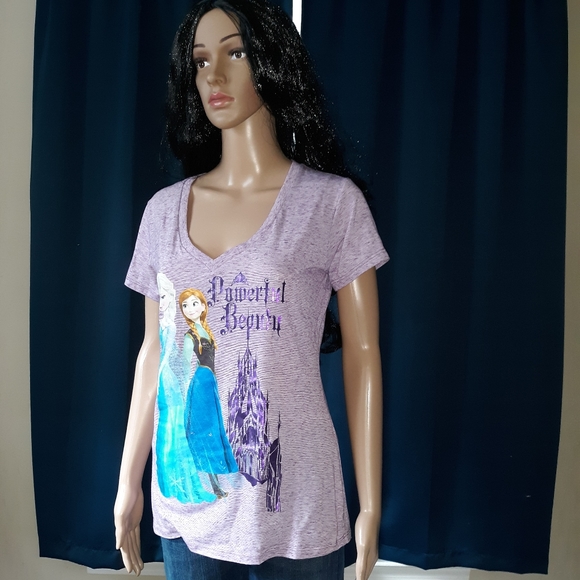 Disney Parks Frozen Princesses "Powerful Beauty" T-Shirt Disney World - Picture 3 of 5